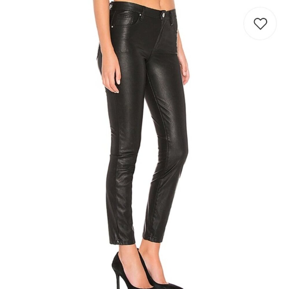 Blank NYC‎ Faux Leather Pants Trousers Black Size 29 Stretchy Vegan